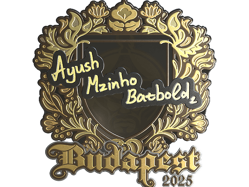 Sticker | mzinho (Gold) | Budapest 2025 (Sticker | mzinho (Gold) | Budapest 2025)