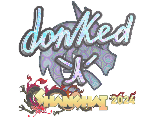 Sticker | donk (Holo) | Shanghai 2024 (Sticker | donk (Holo) | Shanghai 2024)