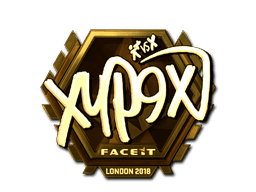 Sticker | Xyp9x (Gold) | London 2018 (Sticker | Xyp9x (Gold) | London 2018)