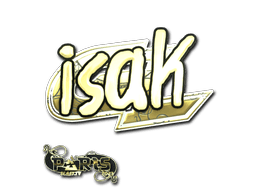 Sticker | isak (Gold) | Paris 2023 (Sticker | isak (Gold) | Paris 2023)