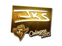 Sticker | jks (Gold) | Cologne 2015 (Sticker | jks (Gold) | Cologne 2015)