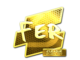 Sticker | fer (Gold) | Atlanta 2017 (Sticker | fer (Gold) | Atlanta 2017)