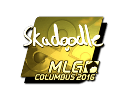 Sticker | Skadoodle (Gold) | MLG Columbus 2016 (Sticker | Skadoodle (Gold) | MLG Columbus 2016)