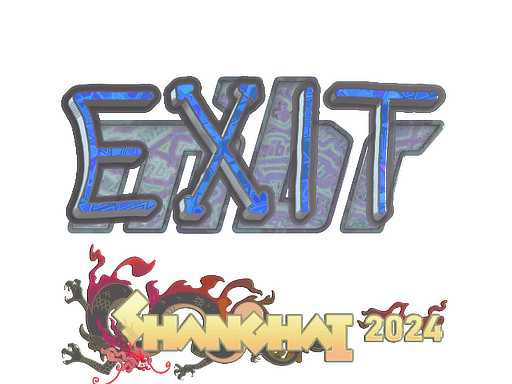 Sticker | exit (Holo) | Shanghai 2024 (Sticker | exit (Holo) | Shanghai 2024)