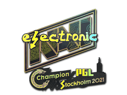 Sticker | electroNic (Holo) | Stockholm 2021 (Sticker | electroNic (Holo) | Stockholm 2021)