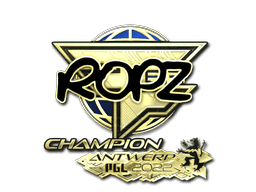 Sticker | ropz (Gold, Champion) | Antwerp 2022 (Sticker | ropz (Gold, Champion) | Antwerp 2022)