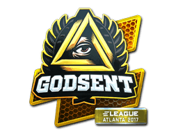 Sticker | GODSENT (Foil) | Atlanta 2017 (Sticker | GODSENT (Foil) | Atlanta 2017)