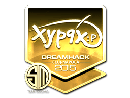 Sticker | Xyp9x (Gold) | Cluj-Napoca 2015 (Sticker | Xyp9x (Gold) | Cluj-Napoca 2015)