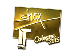 Sticker | shox (Gold) | Cologne 2015 (Sticker | shox (Gold) | Cologne 2015)