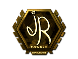 Sticker | jR (Gold) | London 2018 (Sticker | jR (Gold) | London 2018)