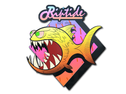 Sticker | Yellow Jaggyfish (Sticker | Yellow Jaggyfish)