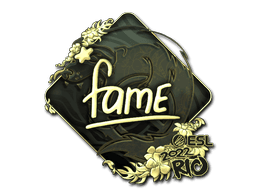 Sticker | fame (Gold) | Rio 2022 (Sticker | fame (Gold) | Rio 2022)