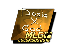 Sticker | Dosia (Gold) | MLG Columbus 2016 (Sticker | Dosia (Gold) | MLG Columbus 2016)