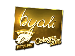 Sticker | byali (Gold) | Cologne 2015 (Sticker | byali (Gold) | Cologne 2015)