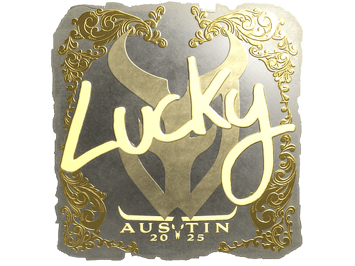Sticker | Lucky (Gold) | Austin 2025 (Sticker | Lucky (Gold) | Austin 2025)