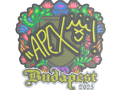 Sticker | apEX (Embroidered) | Budapest 2025 (Sticker | apEX (Embroidered) | Budapest 2025)