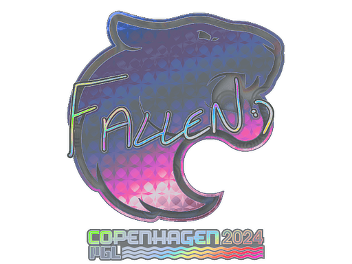 Sticker | FalleN (Holo) | Copenhagen 2024 (Sticker | FalleN (Holo) | Copenhagen 2024)