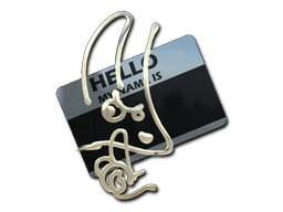 Sticker | Hello M4A1-S (Gold) (Sticker | Hello M4A1-S (Gold))