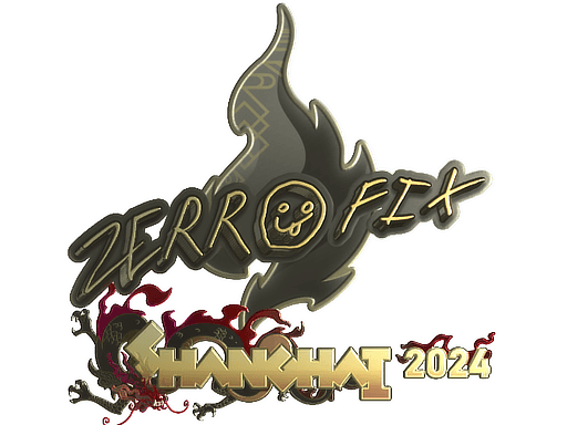 Sticker | zeRRoFIX (Gold) | Shanghai 2024 (Sticker | zeRRoFIX (Gold) | Shanghai 2024)