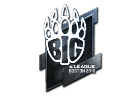 Sticker | BIG (Foil) | Boston 2018 (Sticker | BIG (Foil) | Boston 2018)