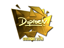 Sticker | dupreeh (Gold) | Cologne 2016 (Sticker | dupreeh (Gold) | Cologne 2016)