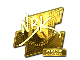 Sticker | NBK- (Gold) | Atlanta 2017 (Sticker | NBK- (Gold) | Atlanta 2017)