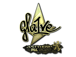 Sticker | gla1ve (Gold) | Antwerp 2022 (Sticker | gla1ve (Gold) | Antwerp 2022)