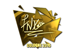 Sticker | fnx (Gold) | Cologne 2016 (Sticker | fnx (Gold) | Cologne 2016)