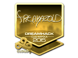 Sticker | freakazoid (Gold) | Cluj-Napoca 2015 (Sticker | freakazoid (Gold) | Cluj-Napoca 2015)