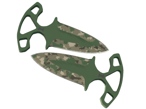 ★ Тычковые ножи | Пиксельный камуфляж «Лес» (★ Shadow Daggers | Forest DDPAT)