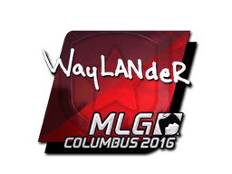Sticker | wayLander (Foil) | MLG Columbus 2016 (Sticker | wayLander (Foil) | MLG Columbus 2016)