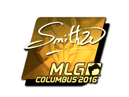Sticker | SmithZz (Gold) | MLG Columbus 2016 (Sticker | SmithZz (Gold) | MLG Columbus 2016)