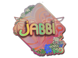 Sticker | jabbi (Holo) | Rio 2022 (Sticker | jabbi (Holo) | Rio 2022)