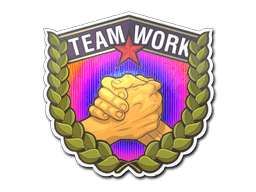Sticker | Teamwork (Holo) (Sticker | Teamwork (Holo))