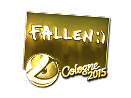 Sticker | FalleN (Gold) | Cologne 2015 (Sticker | FalleN (Gold) | Cologne 2015)
