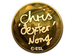 Sticker | dexter (Gold) | Katowice 2019 (Sticker | dexter (Gold) | Katowice 2019)