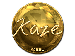 Sticker | Kaze (Gold) | Katowice 2019 (Sticker | Kaze (Gold) | Katowice 2019)