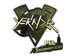 Sticker | YEKINDAR (Gold) | Stockholm 2021 (Sticker | YEKINDAR (Gold) | Stockholm 2021)