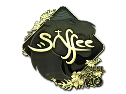 Sticker | saffee (Gold) | Rio 2022 (Sticker | saffee (Gold) | Rio 2022)