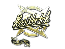 Sticker | headtr1ck (Gold) | Paris 2023 (Sticker | headtr1ck (Gold) | Paris 2023)