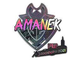 Sticker | AMANEK (Holo) | Stockholm 2021 (Sticker | AMANEK (Holo) | Stockholm 2021)