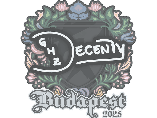 Sticker | decenty | Budapest 2025 (Sticker | decenty | Budapest 2025)