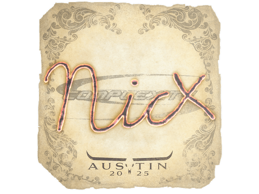 Sticker | nicx | Austin 2025 (Sticker | nicx | Austin 2025)