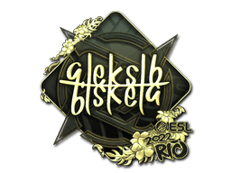 Sticker | Aleksib (Gold) | Rio 2022 (Sticker | Aleksib (Gold) | Rio 2022)