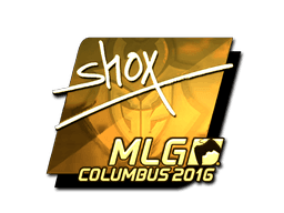Sticker | shox (Gold) | MLG Columbus 2016 (Sticker | shox (Gold) | MLG Columbus 2016)