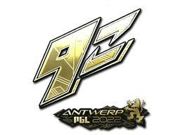 Sticker | 9z Team (Gold) | Antwerp 2022 (Sticker | 9z Team (Gold) | Antwerp 2022)