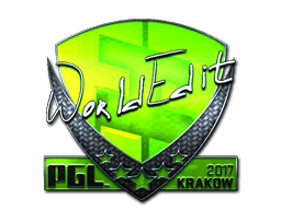 Sticker | WorldEdit (Foil) | Krakow 2017 (Sticker | WorldEdit (Foil) | Krakow 2017)