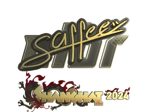 Sticker | saffee (Gold) | Shanghai 2024 (Sticker | saffee (Gold) | Shanghai 2024)