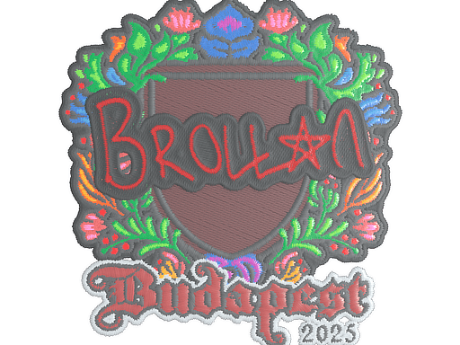 Sticker | Brollan (Embroidered) | Budapest 2025 (Sticker | Brollan (Embroidered) | Budapest 2025)