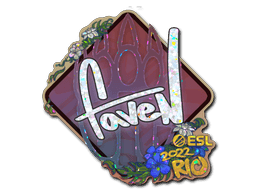 Sticker | faveN (Glitter) | Rio 2022 (Sticker | faveN (Glitter) | Rio 2022)